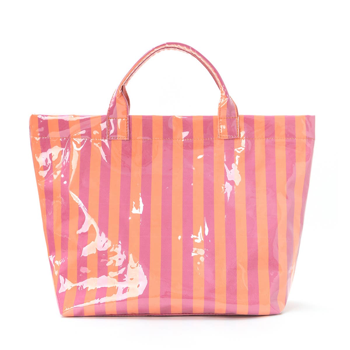 Striped Waterproof Tote Bag