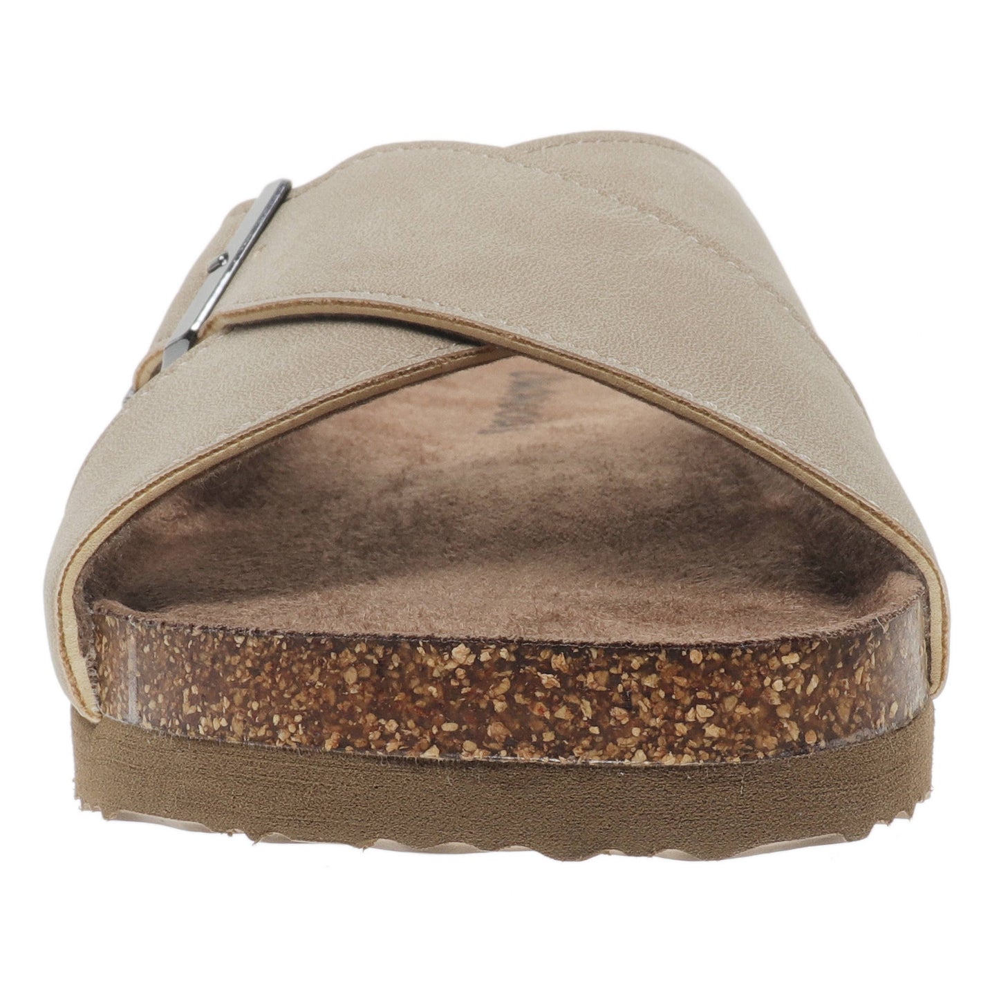 Big Buckle Crossover Sandal
