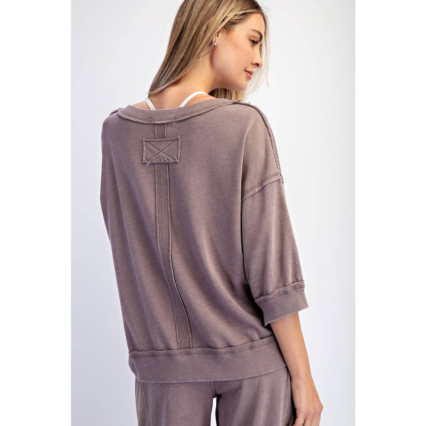 Mineral Washed French Terry Top