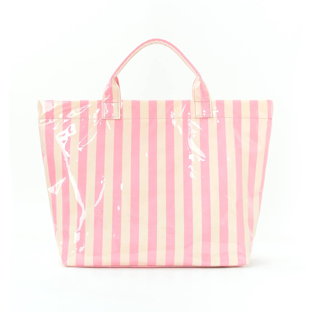 Striped Waterproof Tote Bag