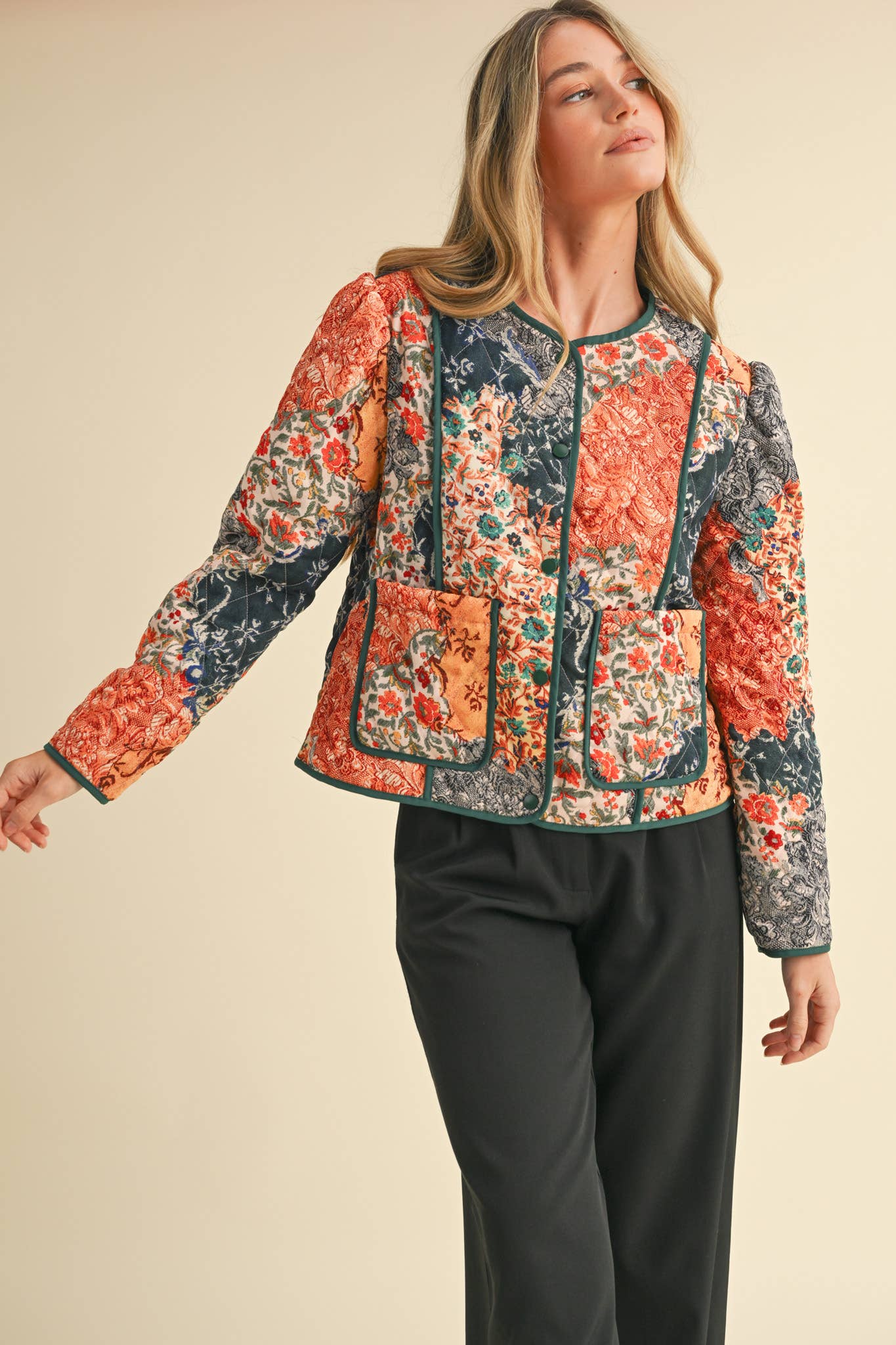 Patchwork Quilted Jacket