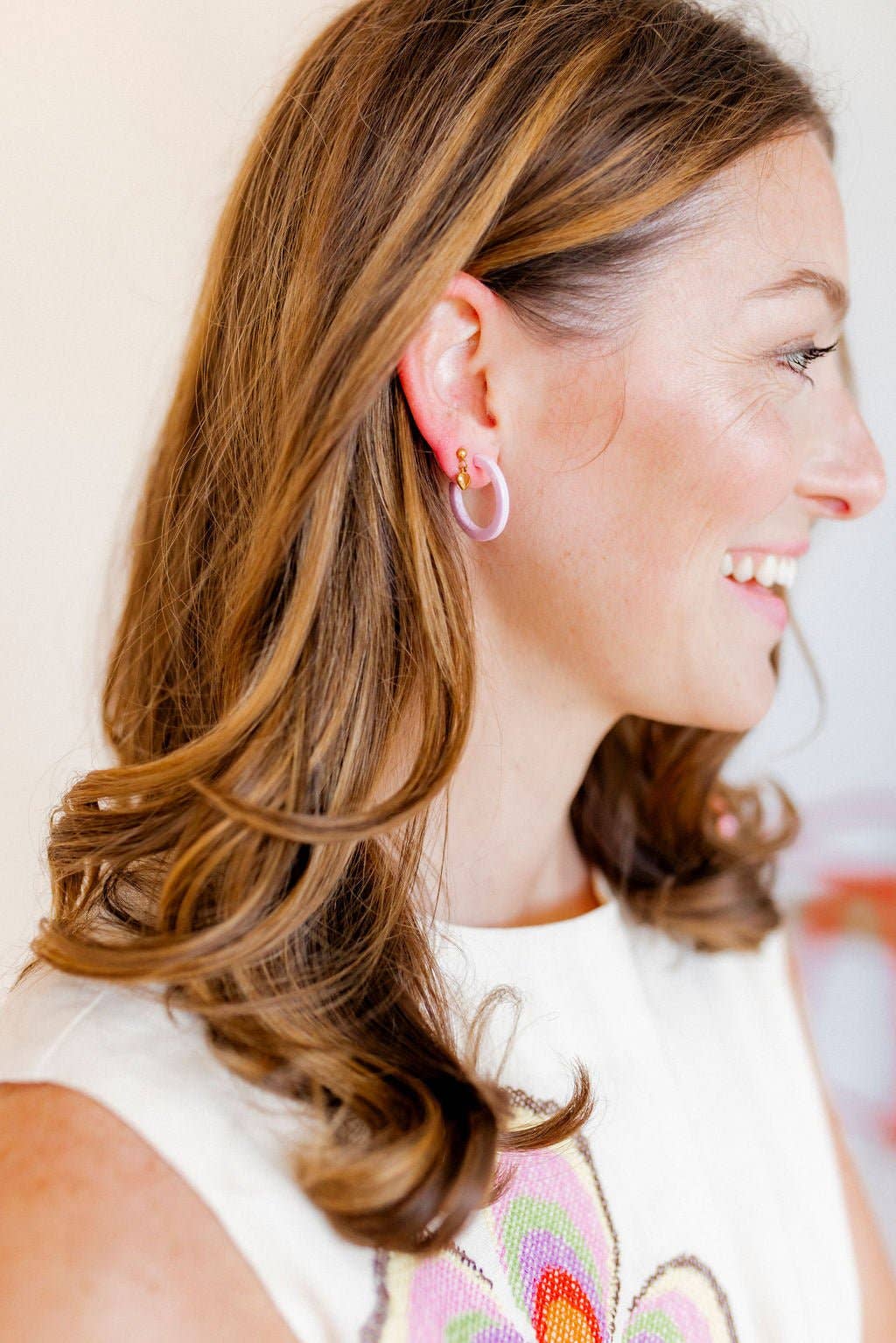 Screwback Stud Earrings - Millie Heart