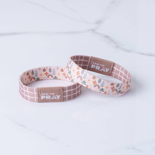 Tap To Pray® Wristband – Prairie & Plaid