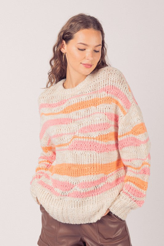 Joslin Chunky Wave Sweater - Milly's Boutique