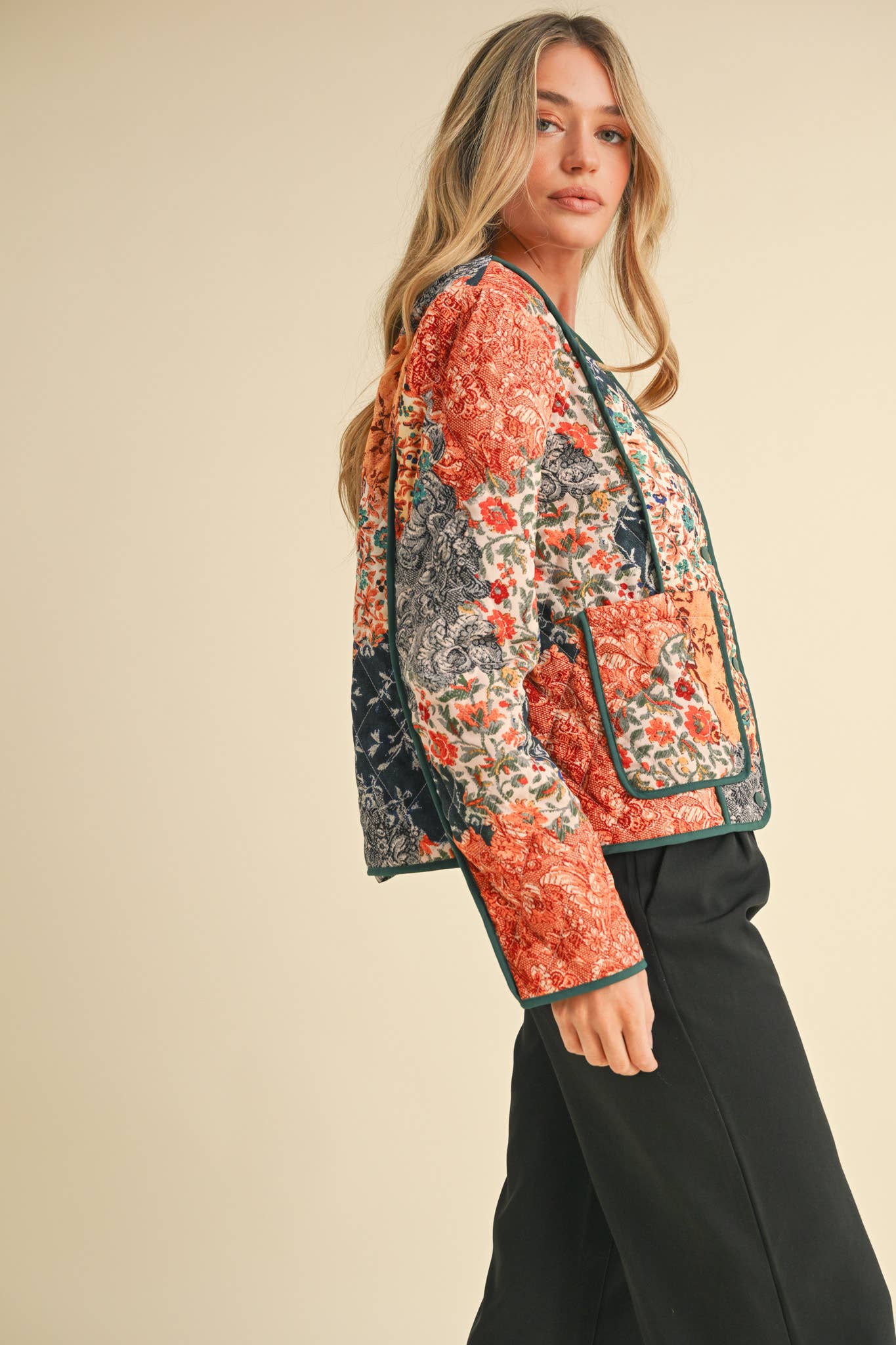 Patchwork Quilted Jacket