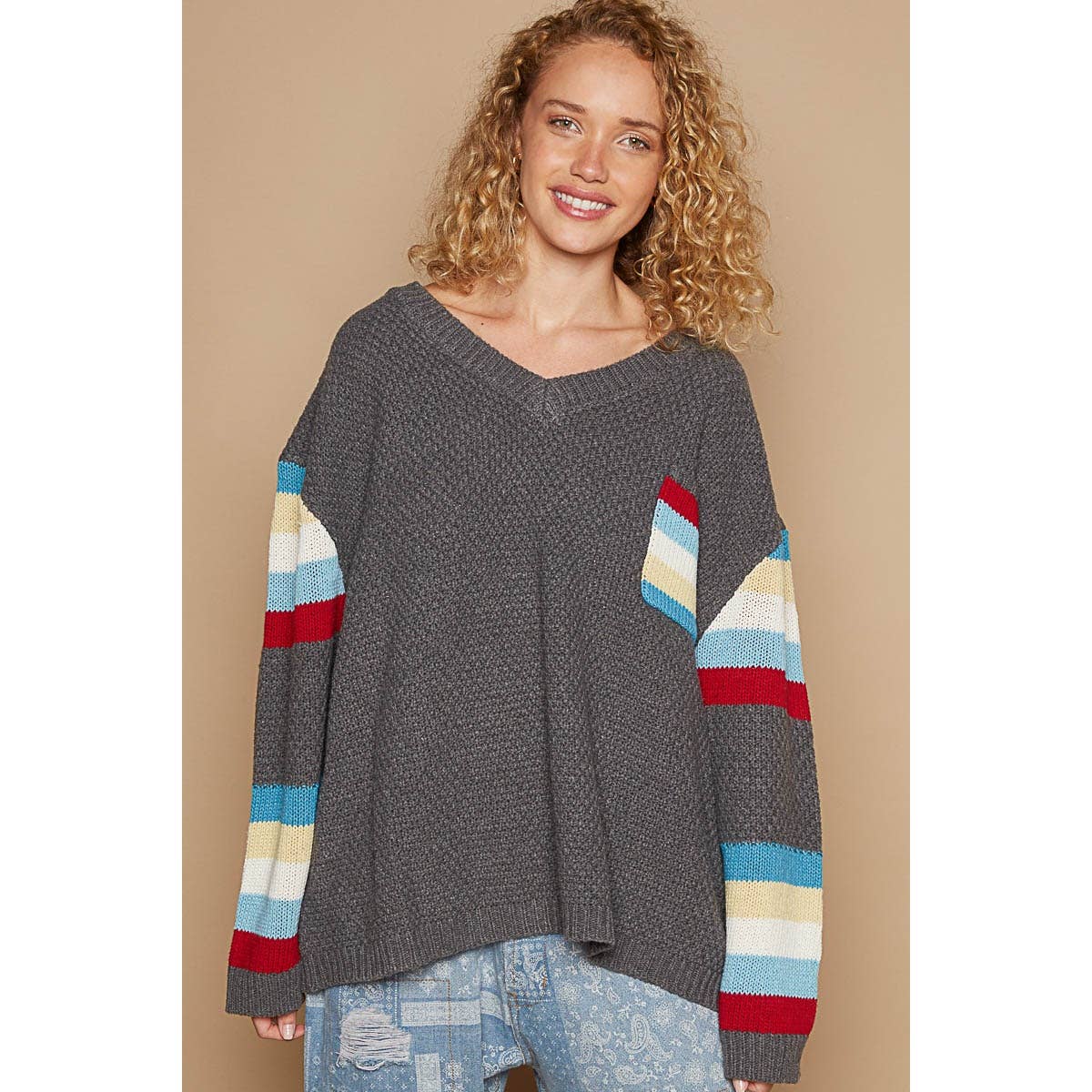 Susie Oversize Striped Sweater