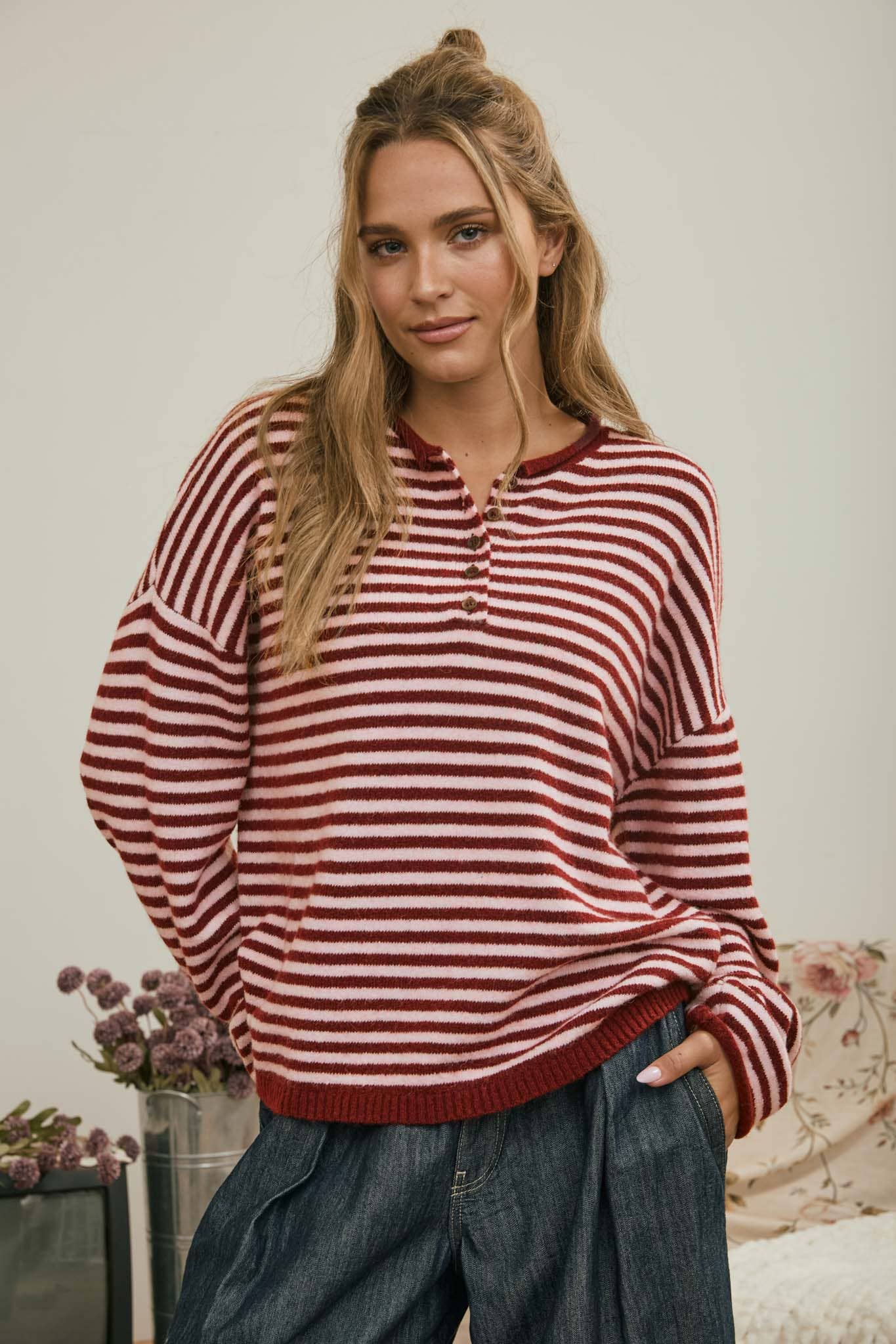 Daria Striped Henley