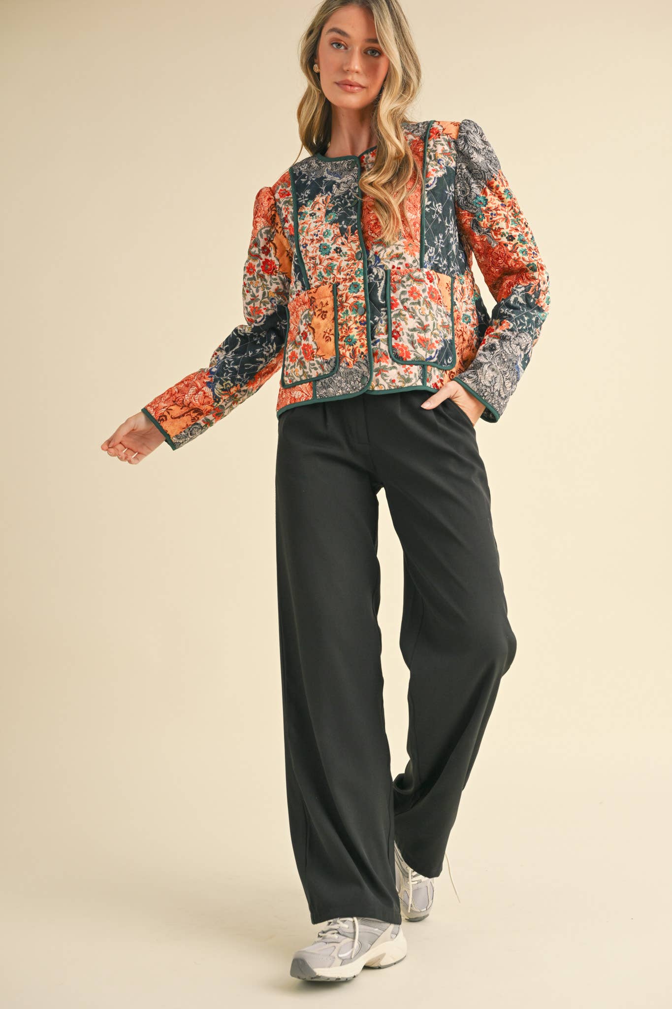 Patchwork Quilted Jacket