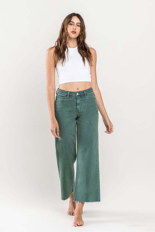 Olivia Vintage High Rise Crop Jean - Milly's Boutique