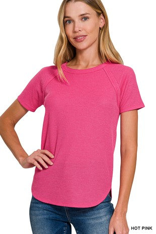 Baby Waffle Short Sleeve Top