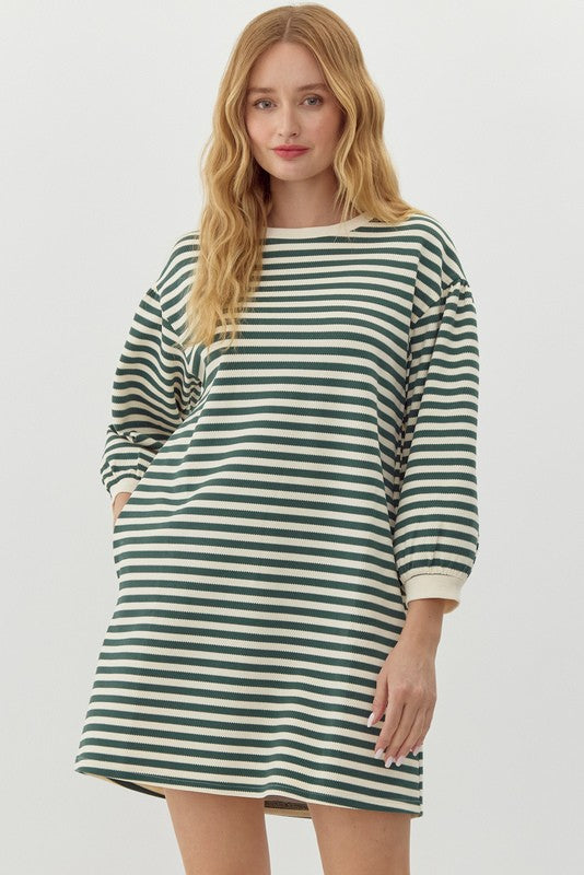 Torri Bubble Sleeve Dress