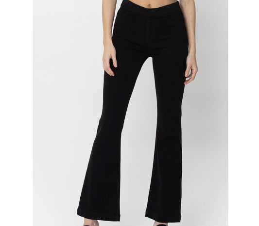 Pull On Black Flares - 30" - Milly's Boutique