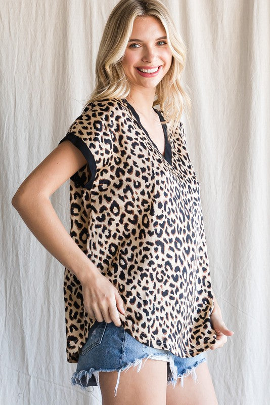Carrie Animal Print Top - Milly's Boutique