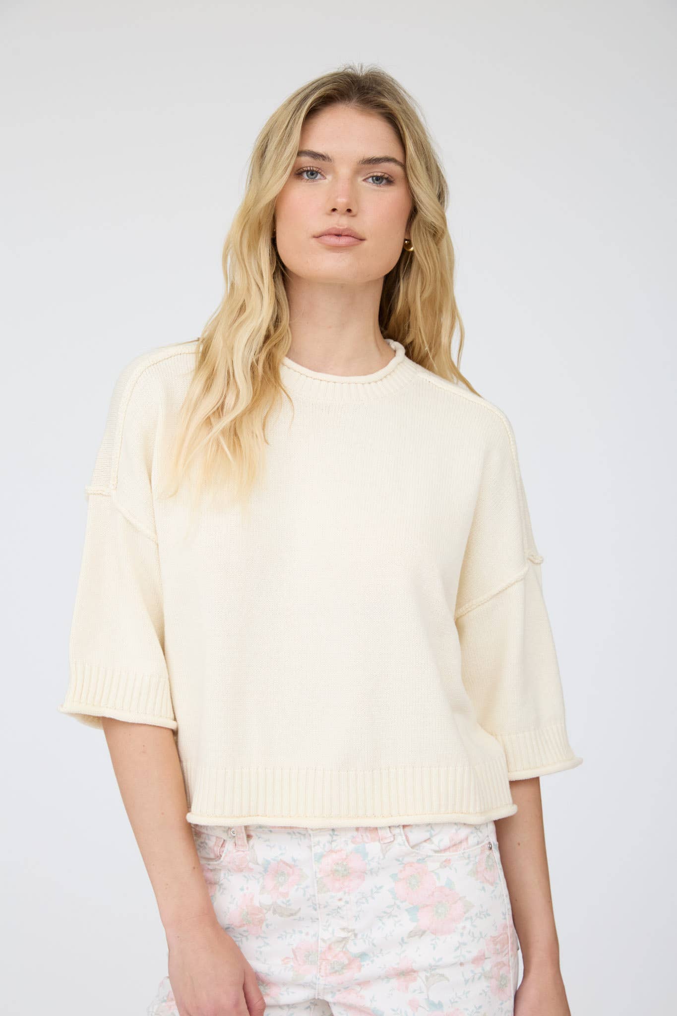 Vicki Exposed Seam Sweater