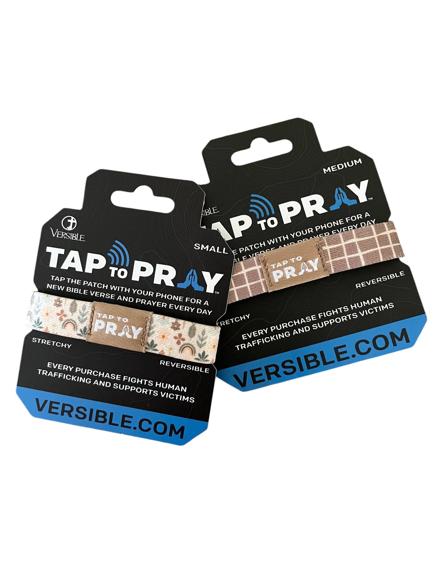 Tap To Pray® Wristband – Prairie & Plaid