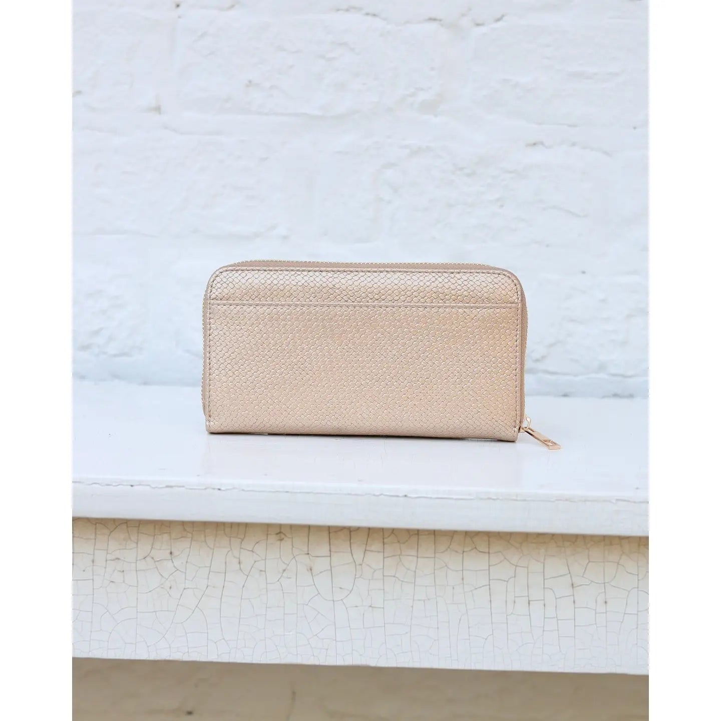Penelope Wallet Woven Gold