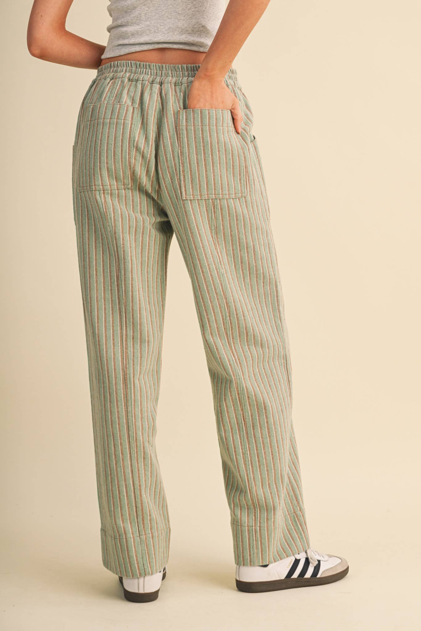Meadow Stripe Drawstring Pants