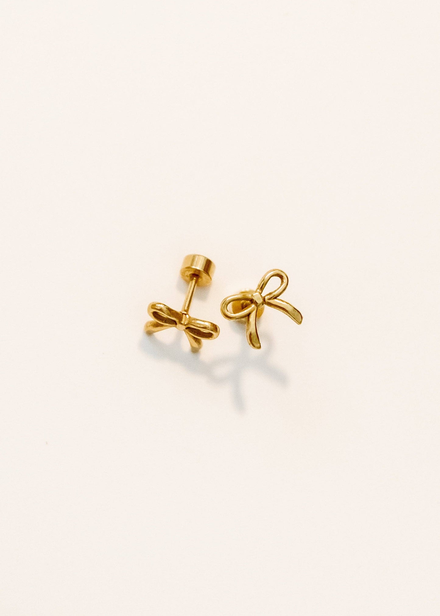 Screwback Stud Earrings - Sadie - Gold