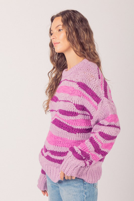Joslin Chunky Wave Sweater - Milly's Boutique