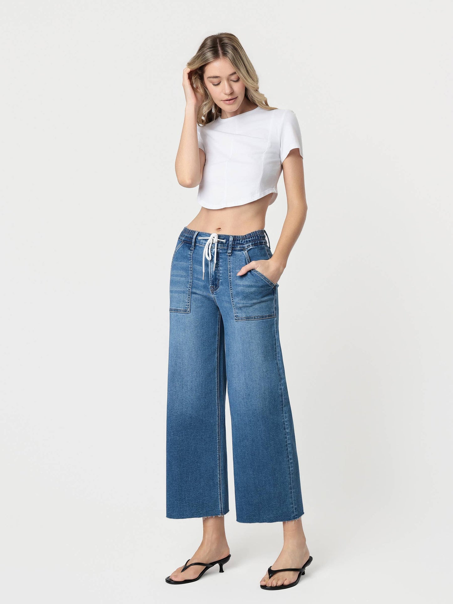 The Super Soft Drawstring Baggy Jean