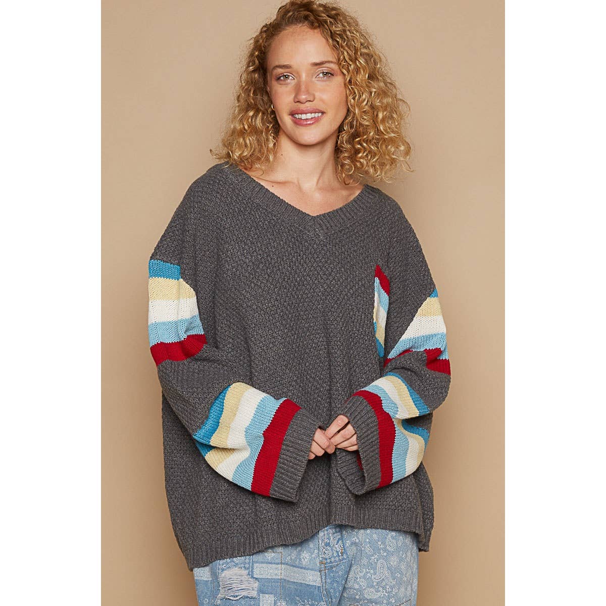 Susie Oversize Striped Sweater