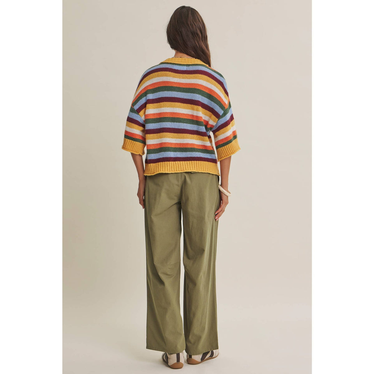 Multi Striped Cardigan