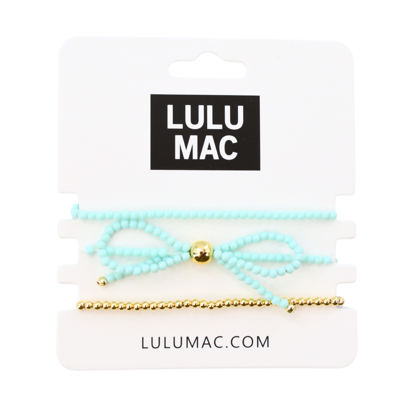 LULU Bow Bracelet Stack  MINT
