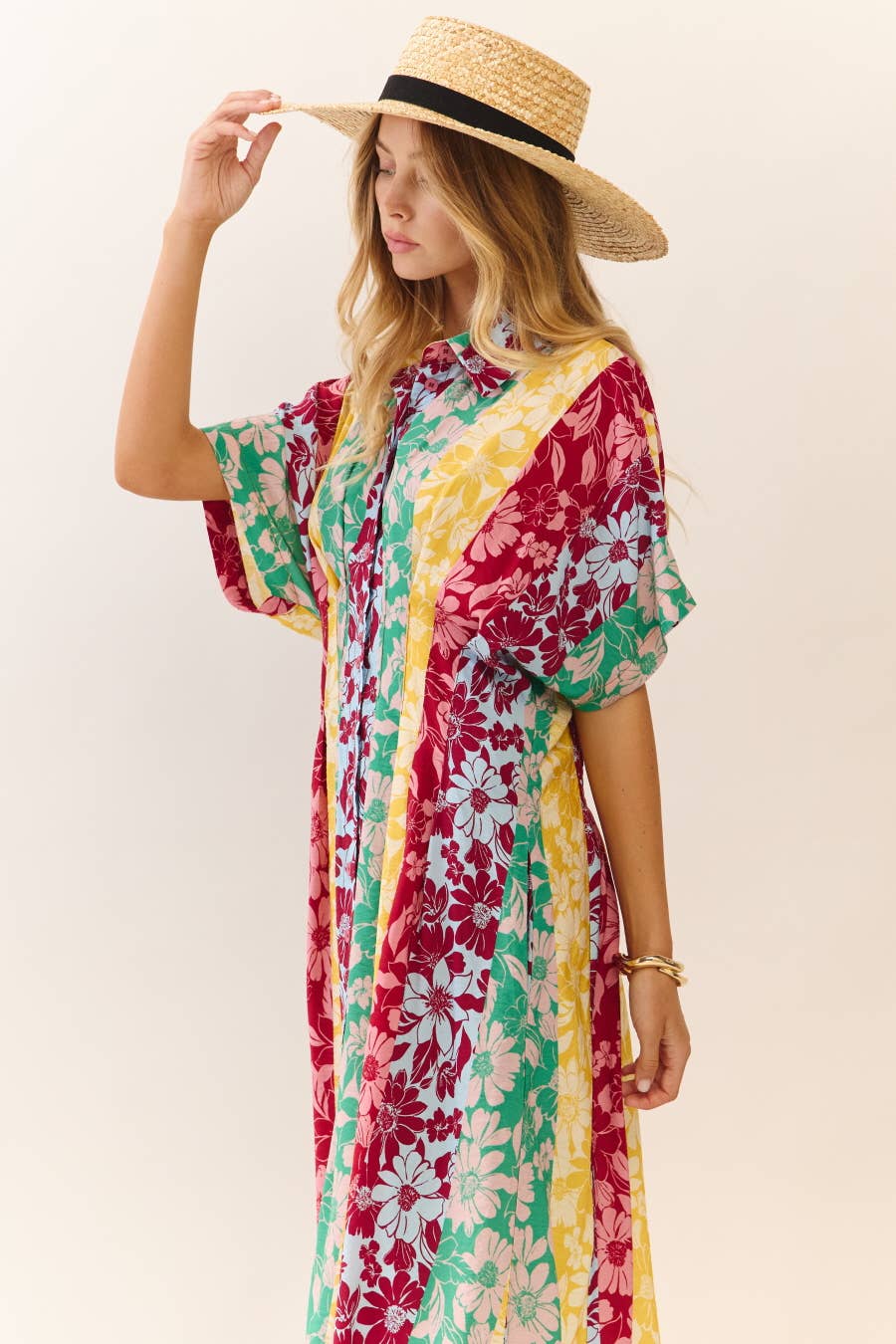 Floral Medley Boho Midi
