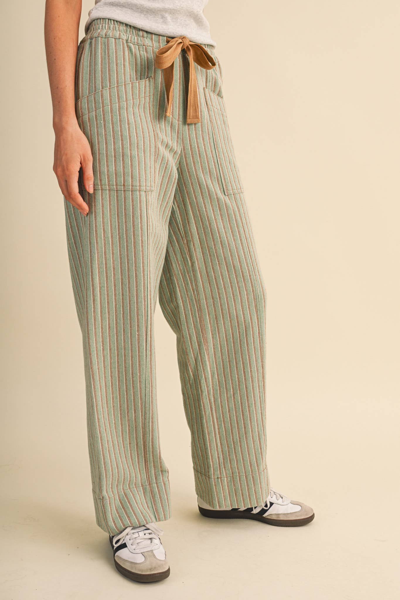 Meadow Stripe Drawstring Pants