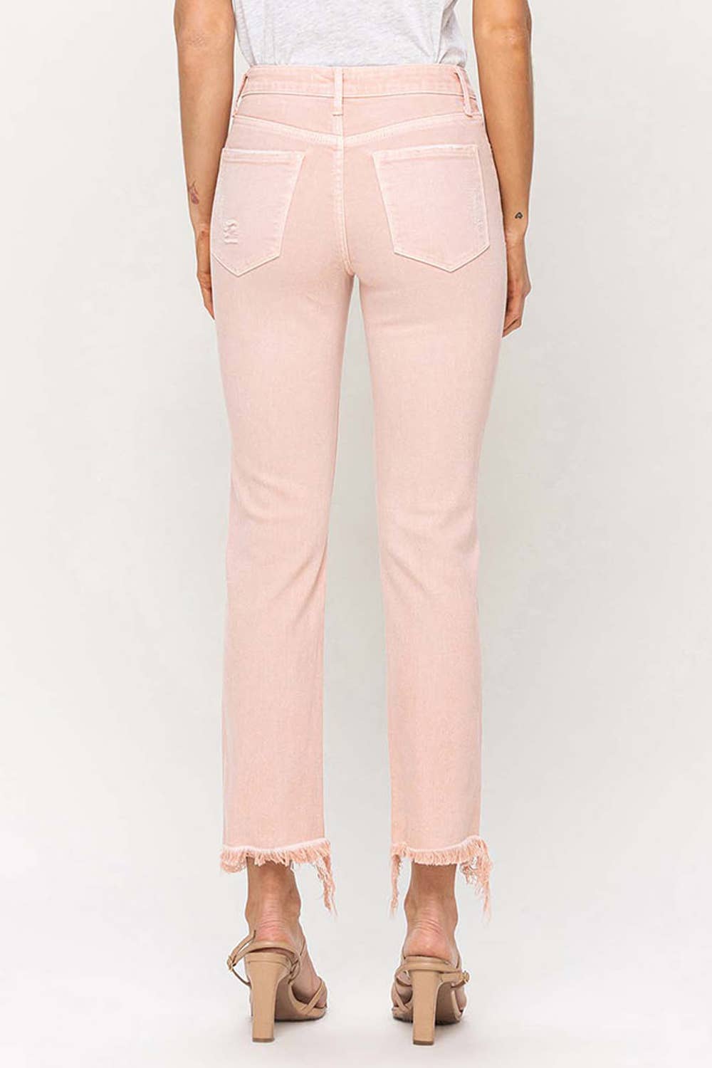 Toni Mid Rise Straight Colored Jeans