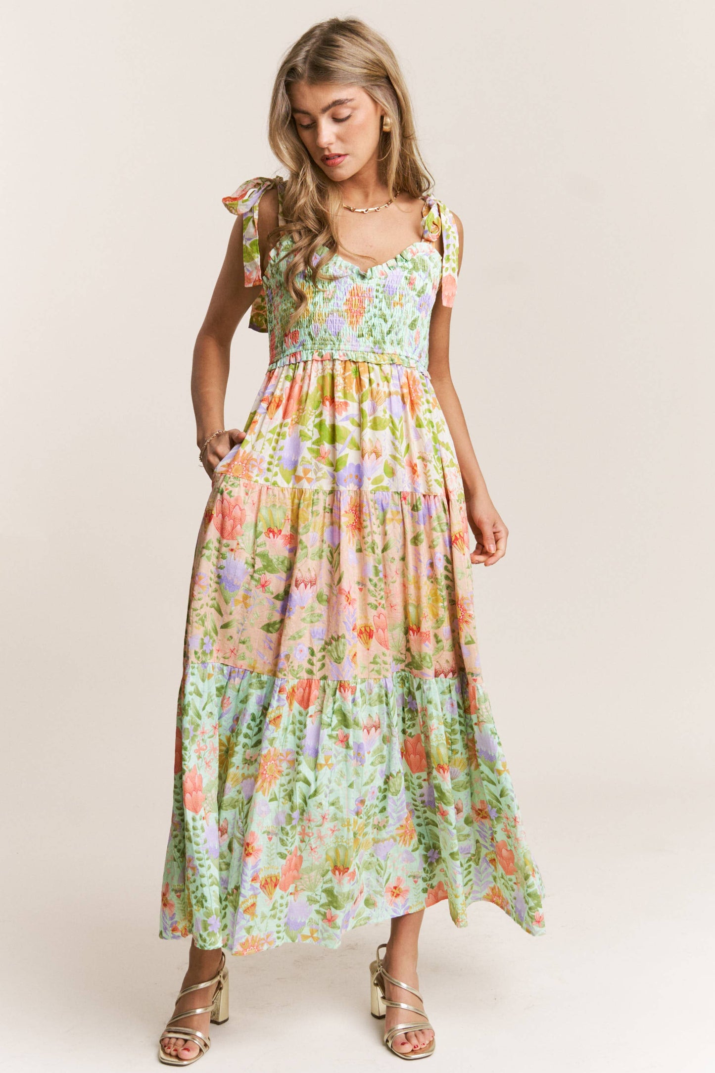 The Garden Dream Tiered Maxi