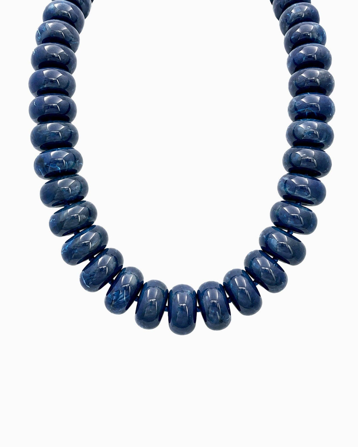 Chunky Marble Seed Bead Statement Necklace