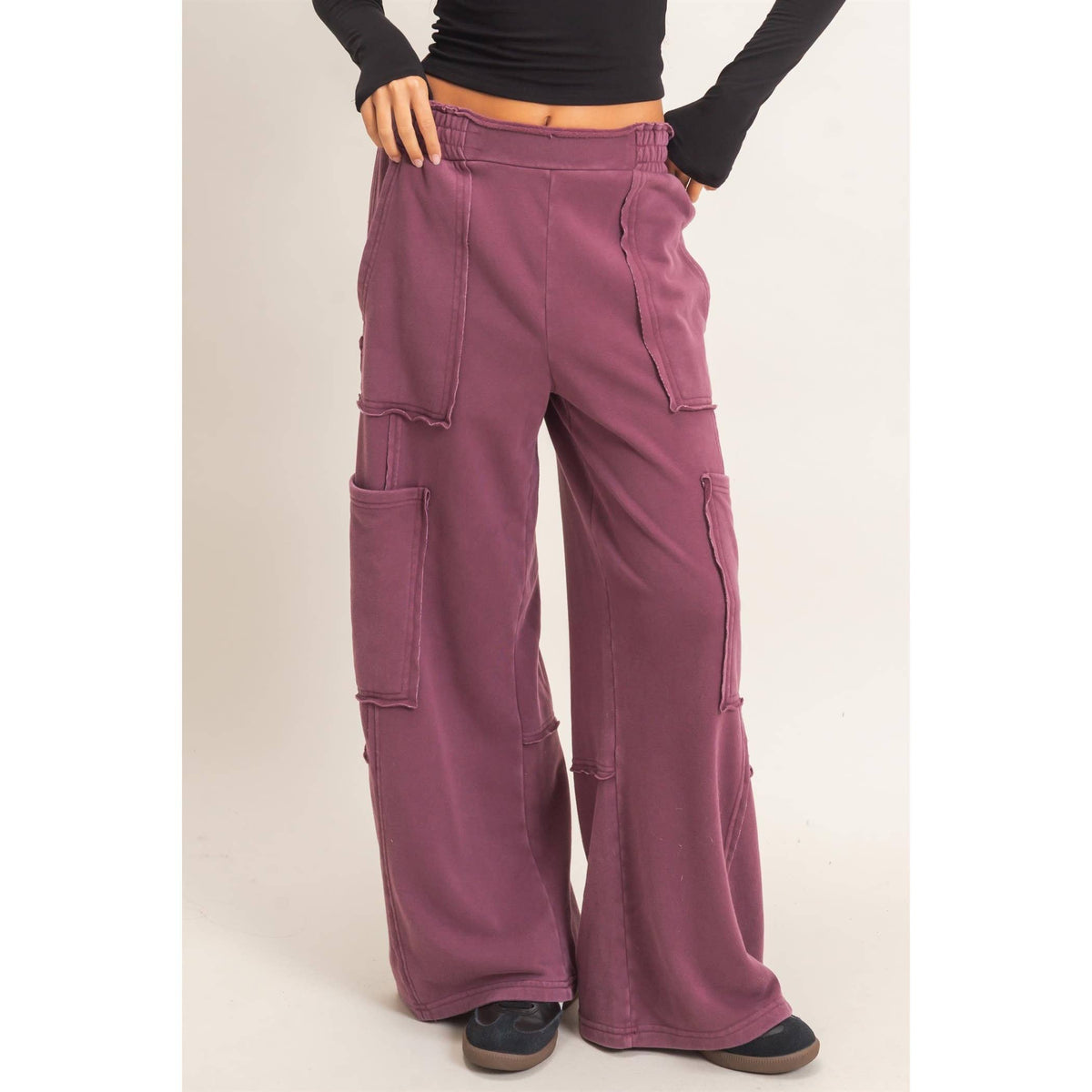 Mineral Wash Cargo Pocket Pants