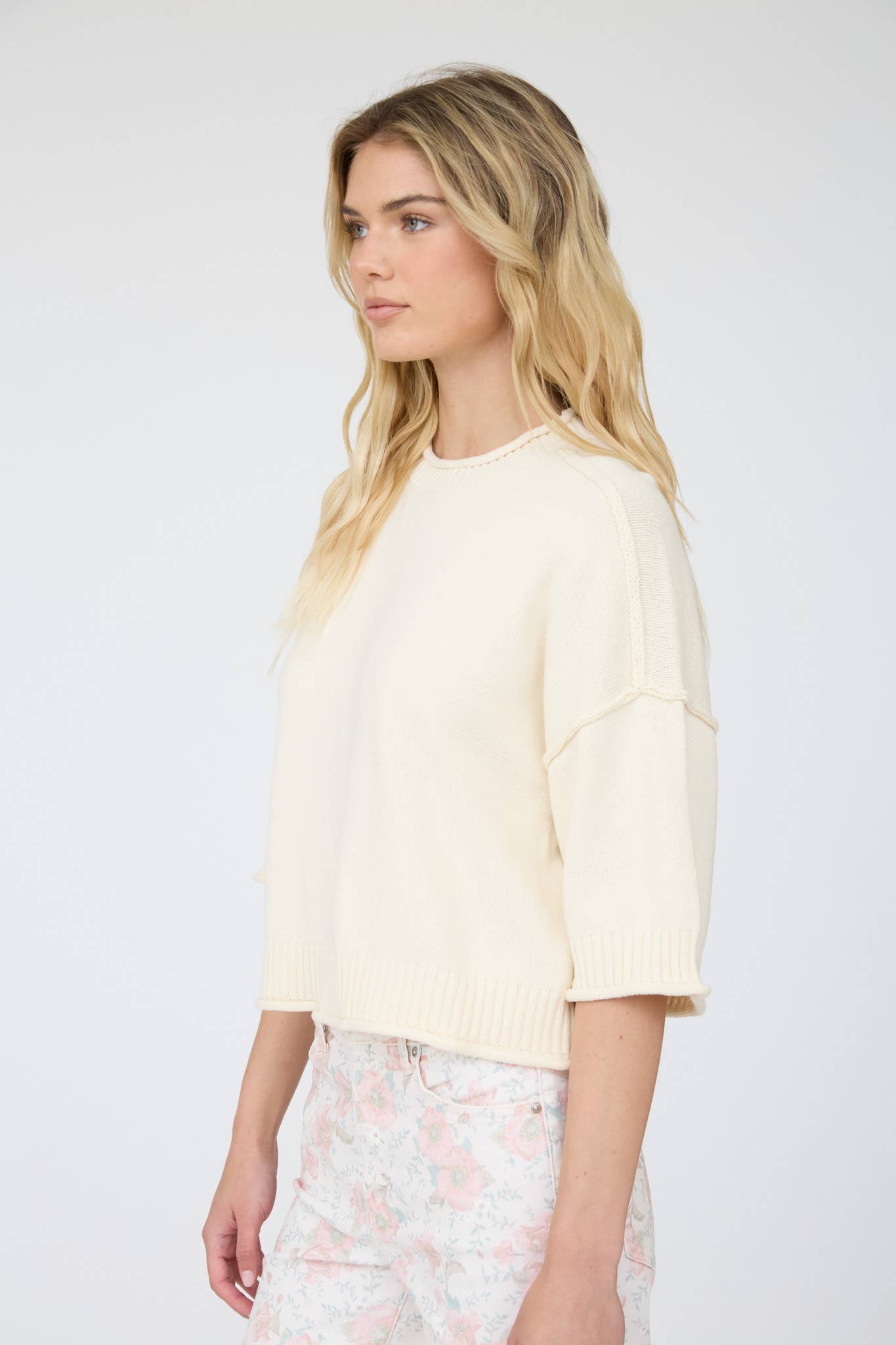 Vicki Exposed Seam Sweater