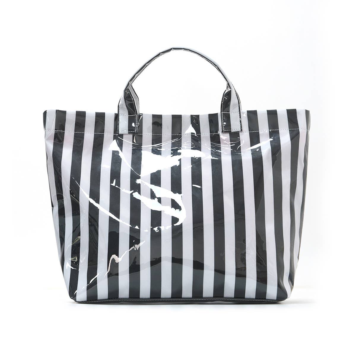 Striped Waterproof Tote Bag