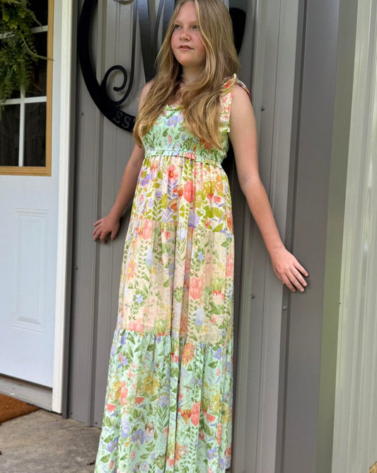 The Garden Dream Tiered Maxi