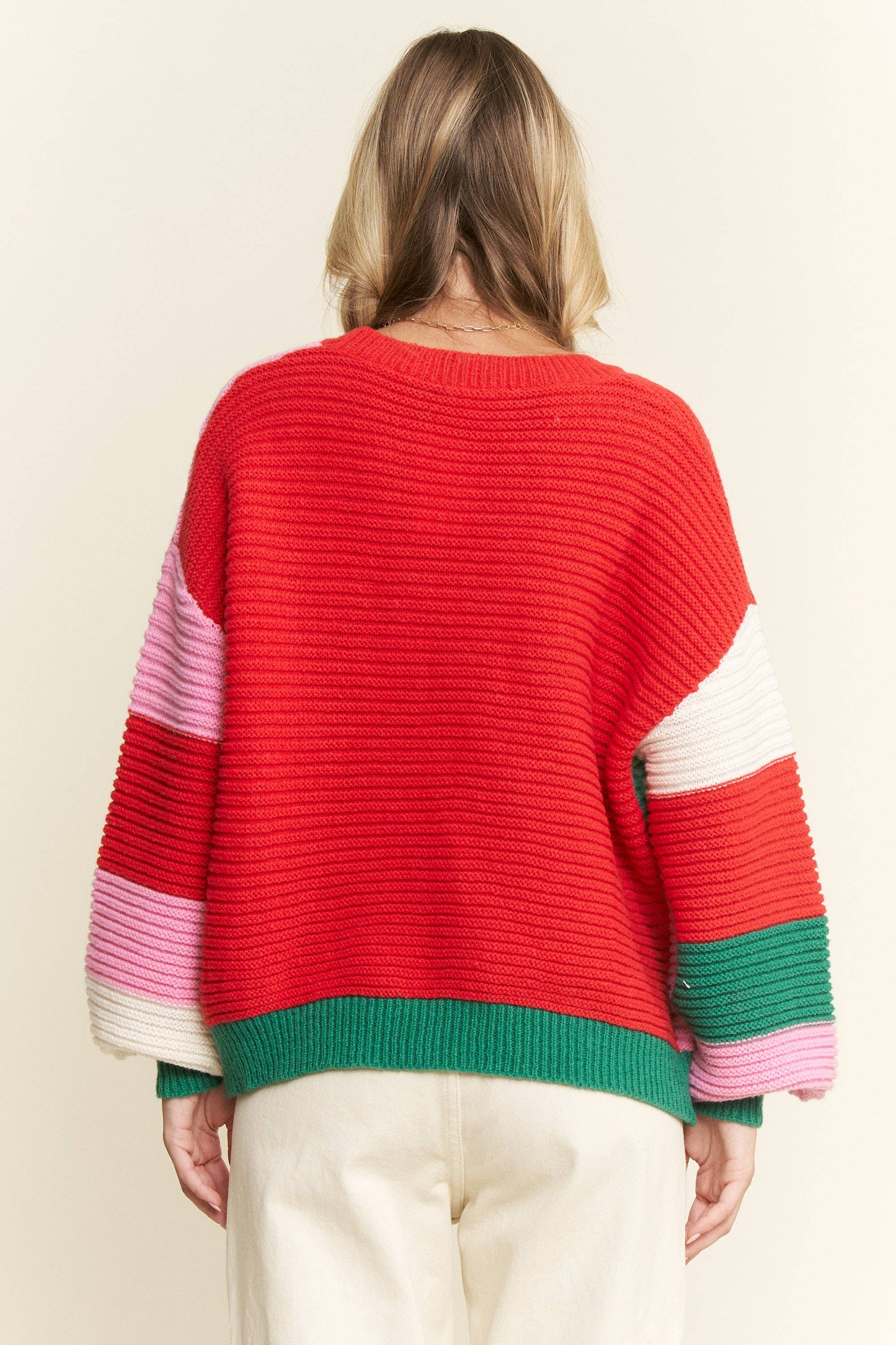 Holiday Geometric Colorful Sweater