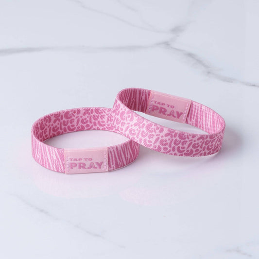 Tap To Pray® Wristband – Safari Rose