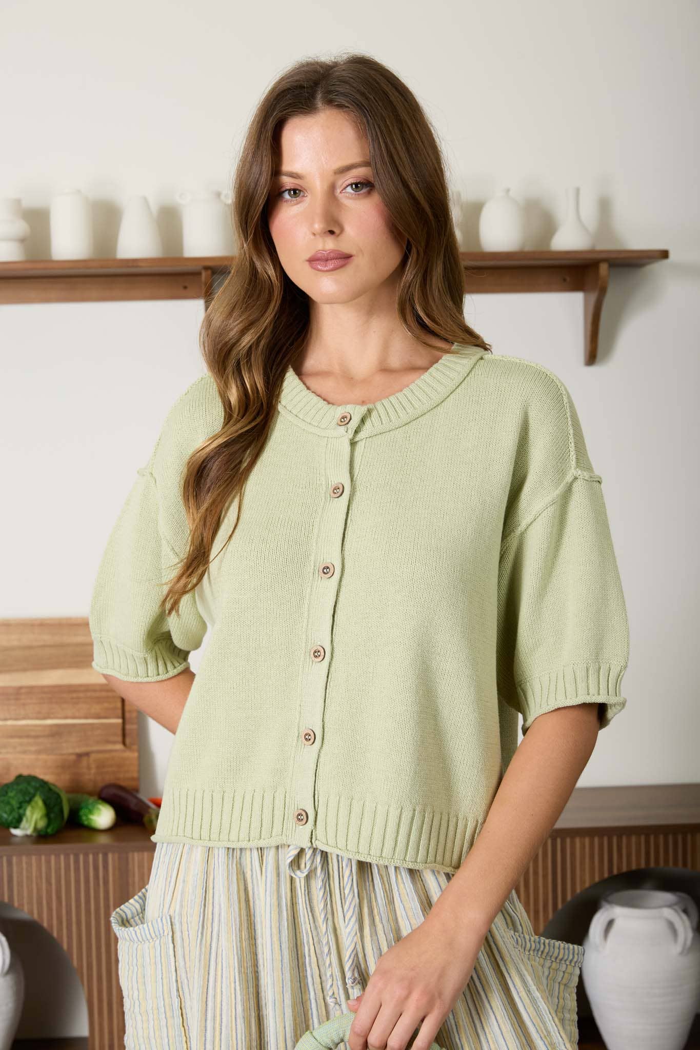 The Raw Edge Detail Cardigan
