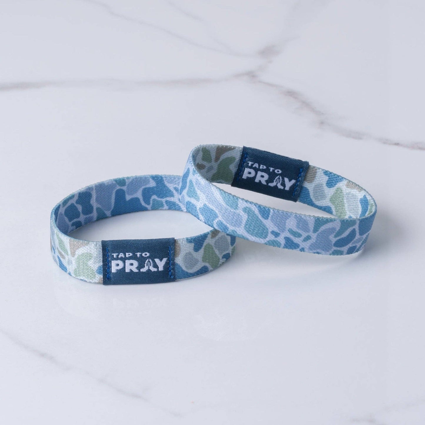 Tap To Pray® Wristband – River Rock Camo - Moss & Slate