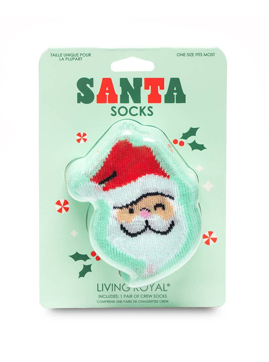 Santa 3D Packaged Socks