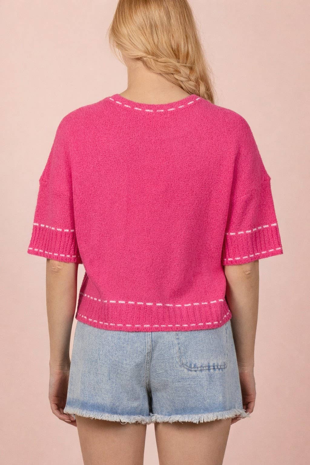 Andrea Stitch Detail Sweater