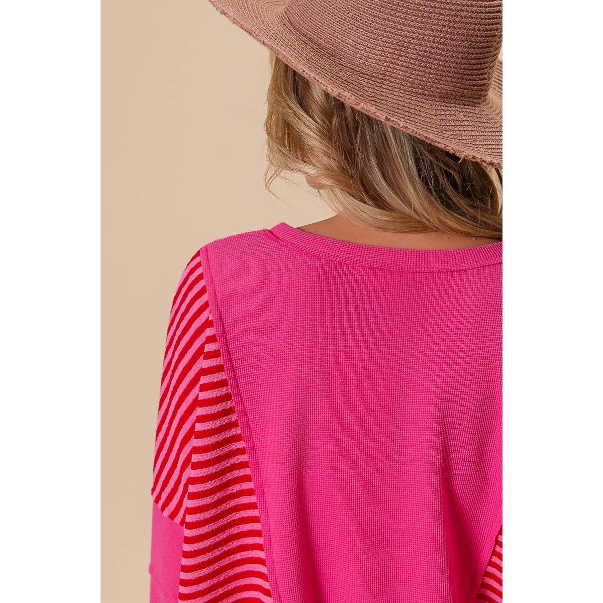 Barbie Striped Color Block Pullover