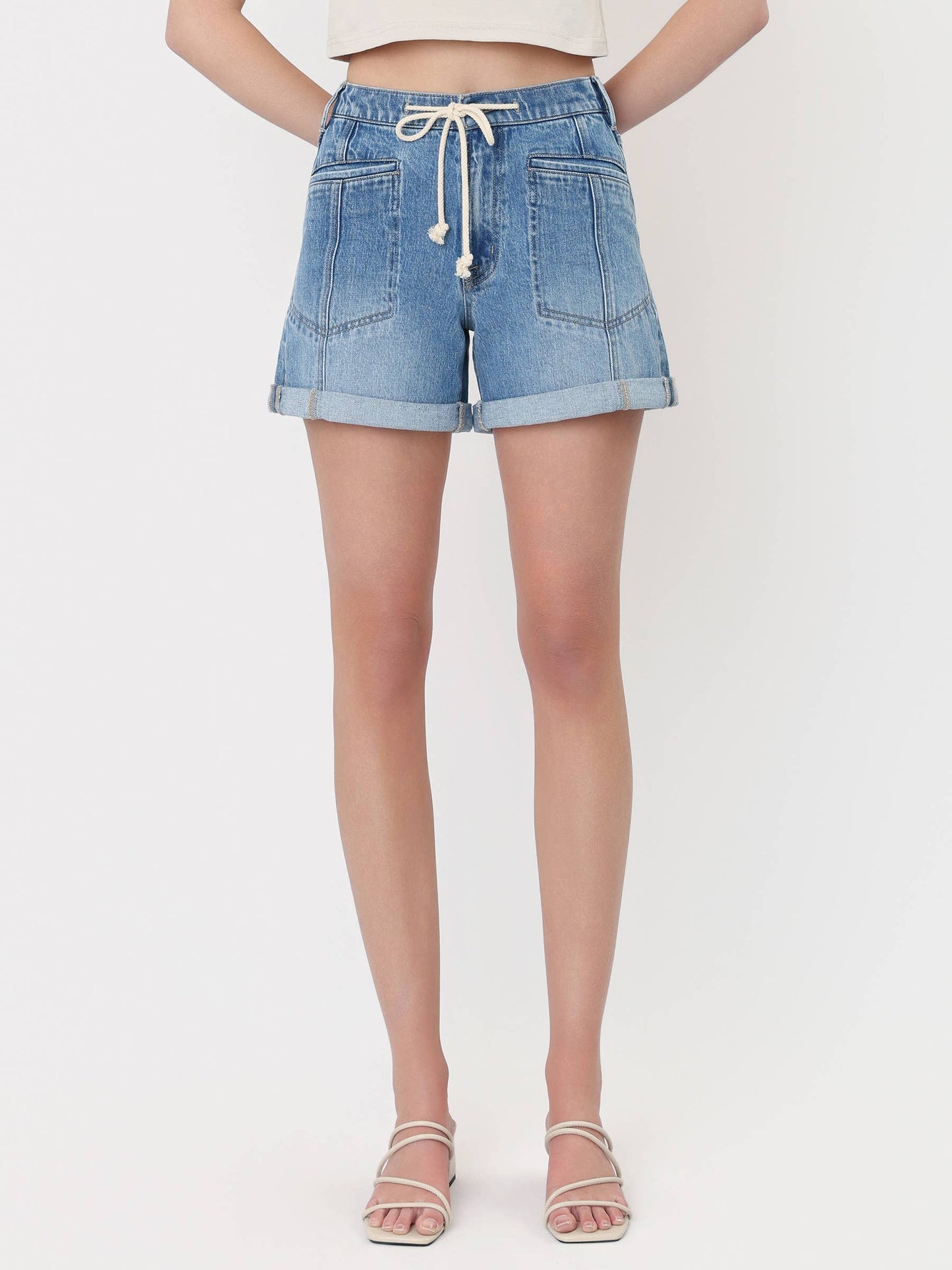 The High Rise Drawstring Short