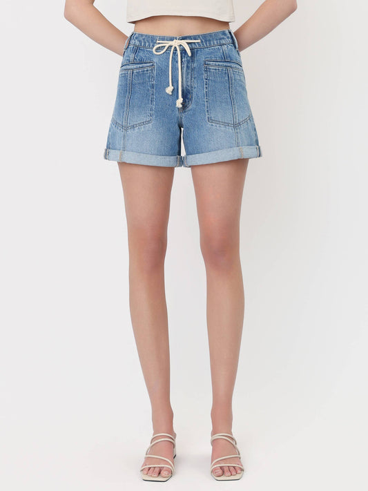 The High Rise Drawstring Short