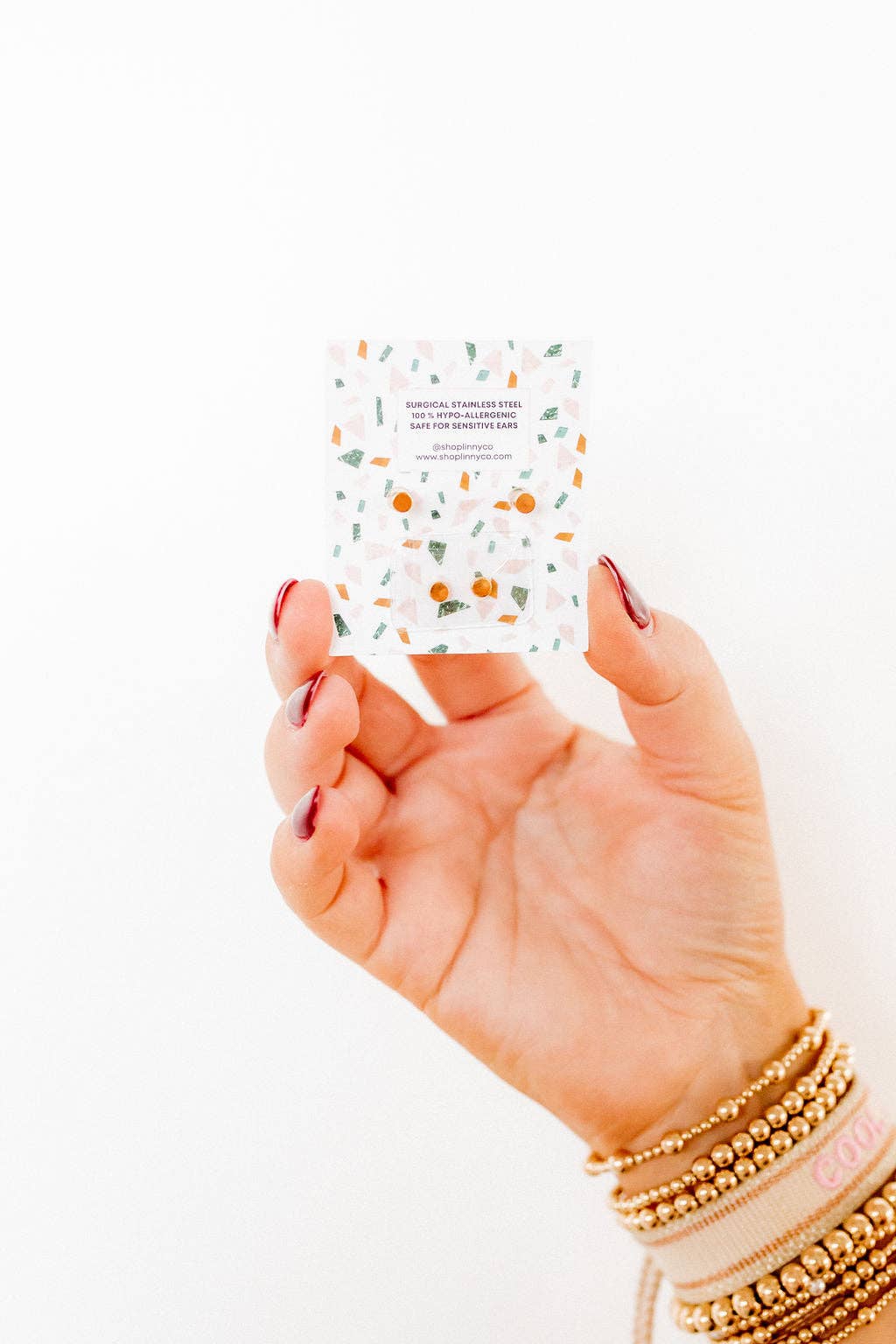 Screwback Stud Earrings - Catherine Cross