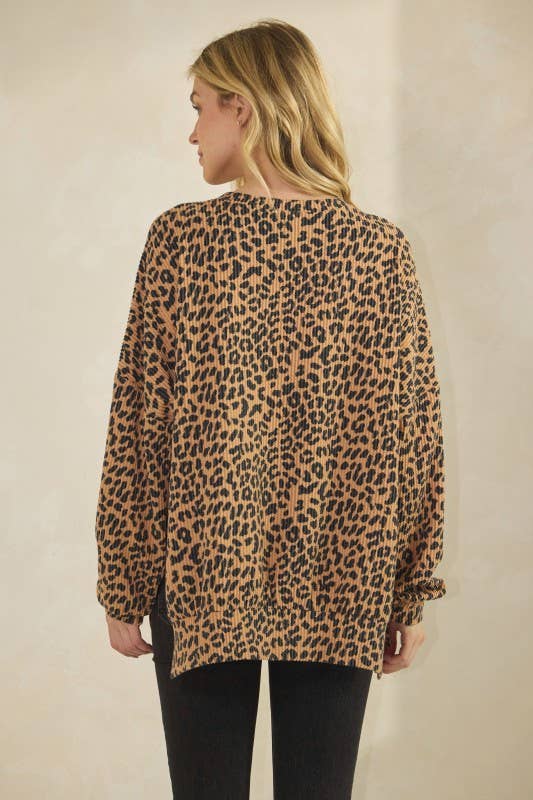 Mariah Animal Print Plus Top