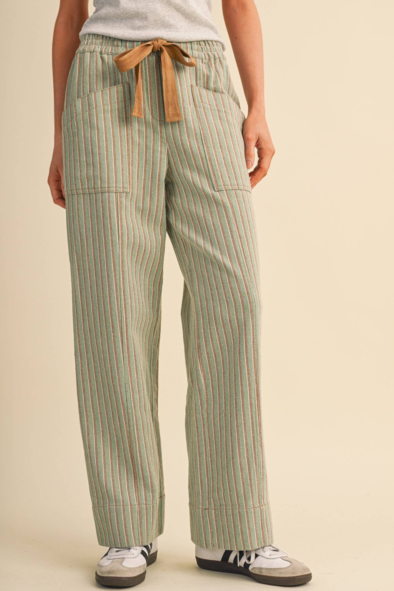 Meadow Stripe Drawstring Pants