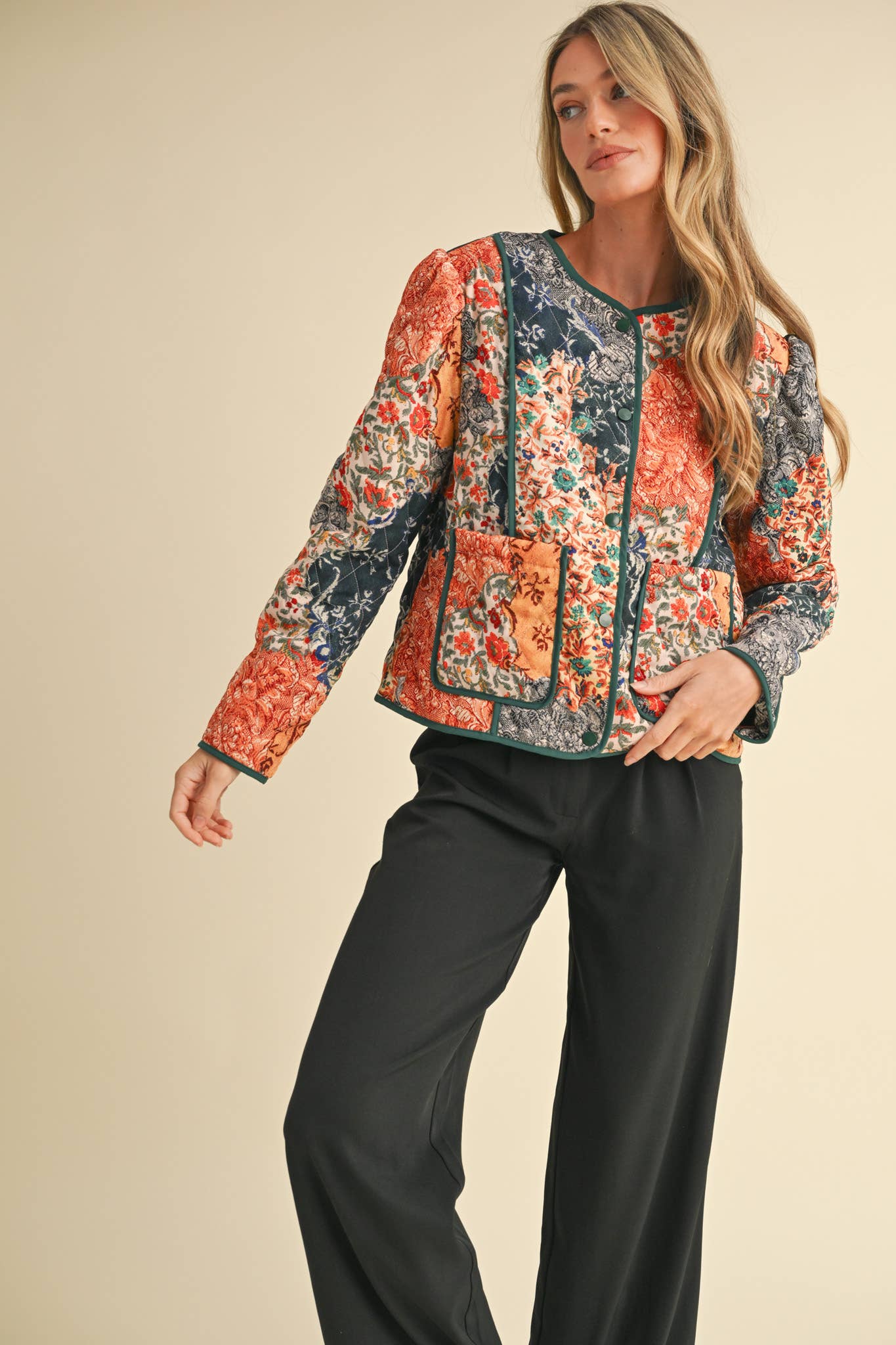 Patchwork Quilted Jacket