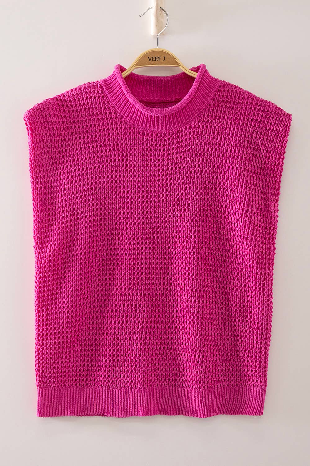 Samantha Open Knit Sweater Vest